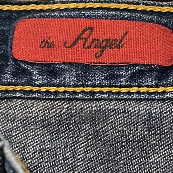 ANTHROPOLOGIE ADRIANA GOLDSCHMIED 100% COTTON THE ANGEL BOOTCUT JEAN SIZE 29 - Picture 5 of 11